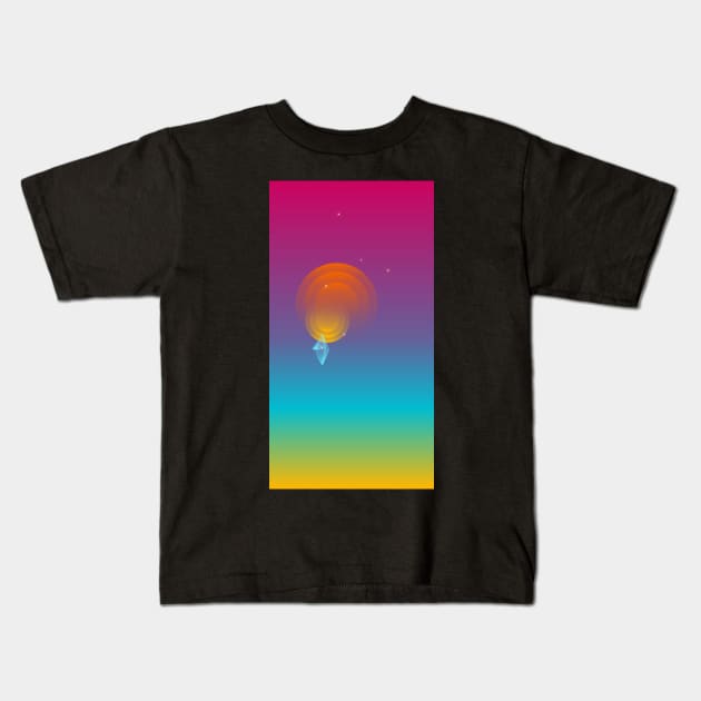 SPACE DEMENTIA 1 Kids T-Shirt by roombirth